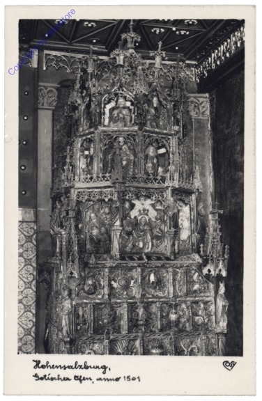 ak120487 Salzburg, Hohensalzburg, gotischer Ofen