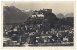 Salzburg, Hohensalzburg und Nonnberg mit Lattengebirge