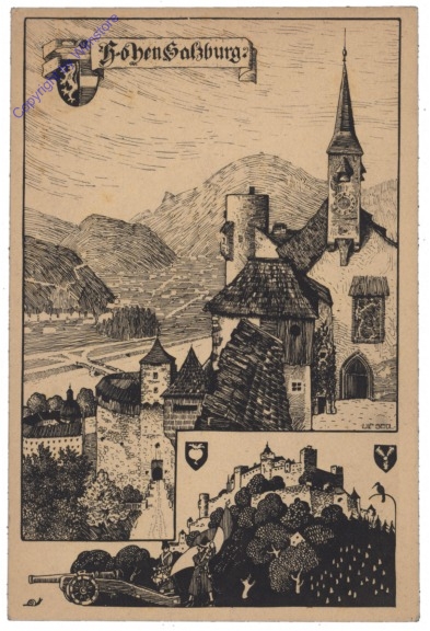 ak120493 Salzburg, Hohensalzburg