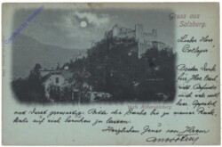 Salzburg, Veste Hohensalzburg, Mondschein