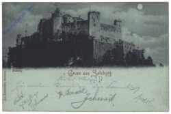 Salzburg, Festung, Mondschein