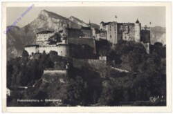 Salzburg, Hohensalzburg u. Untersberg