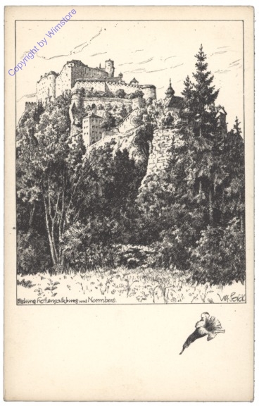 ak120531 Salzburg, Hohensalzburg und Nonnberg