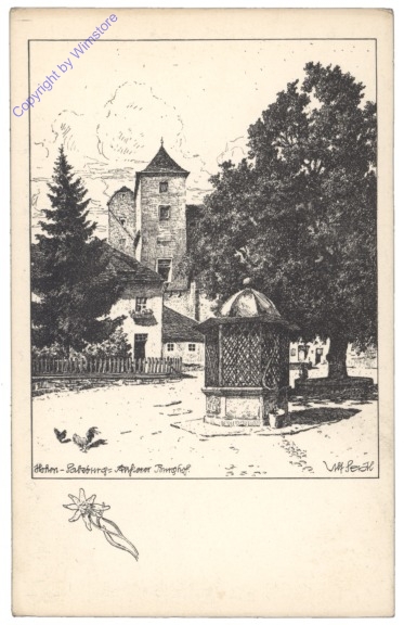 ak120532 Salzburg, Hohensalzburg, äußerer Burghof