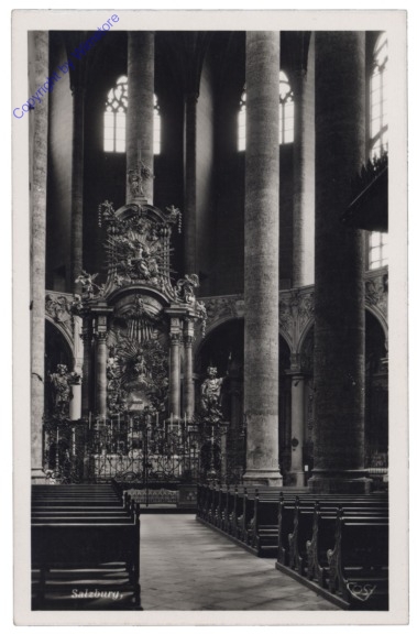 Salzburg, Inneres der Franziskanerkirche