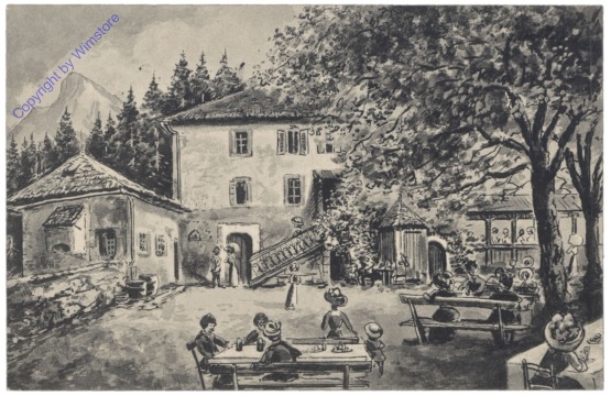ak120569 Salzburg, Franziskischlössl am Kapuzinerberg, Gadermayer, Restaurateur
