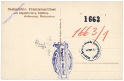 Salzburg, Franziskischlössl am Kapuzinerberg, Gadermayer, Restaurateur