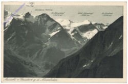 Salzburg, Aussicht vom GAisstein g.d. Moserboden