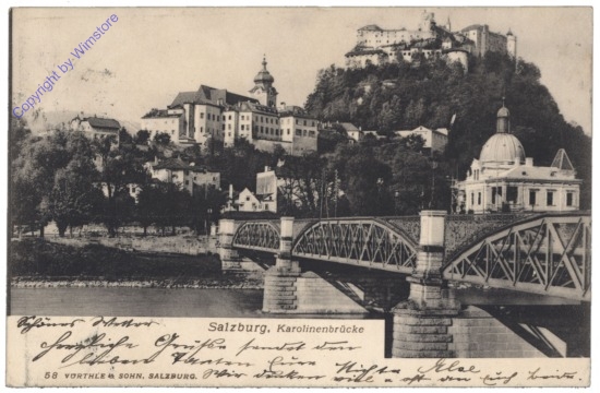 Salzburg, Karolinenbrücke