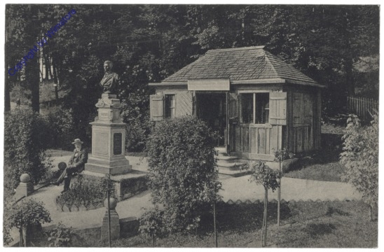 Salzburg, Mozarts Zauberflötenhäuschen am Kapuzinerberg