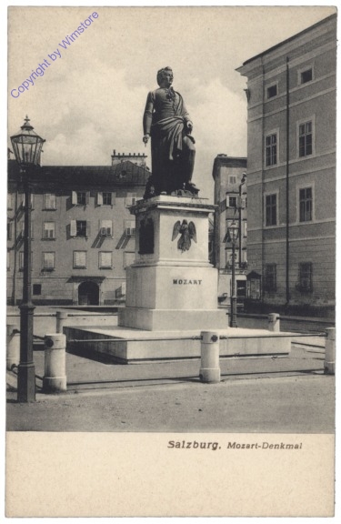 Salzburg, Mozart-Denkmal
