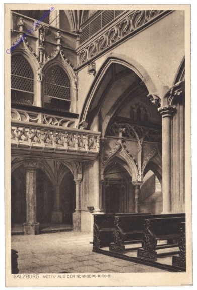 ak120649 Salzburg, Motiv aus der Nonnberger Kirche