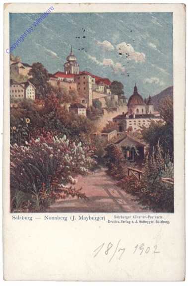 ak120650 Salzburg, Nonnberg
