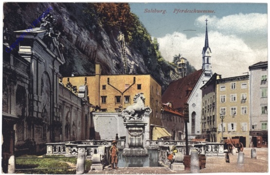 ak120661 Salzburg, Pferdeschwemme