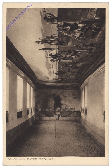 ak120664 Salzburg, Winter Reitschule