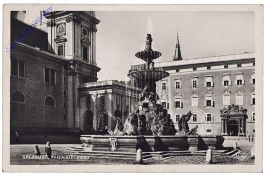 ak120684 Salzburg, Residenzbrunnen