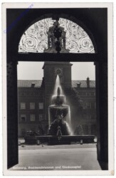 Salzburg, Residenzbrunnen und Glockenspiel