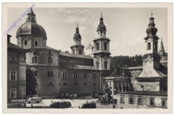 Salzburg, Residenzplatz und Hofbrunnen
