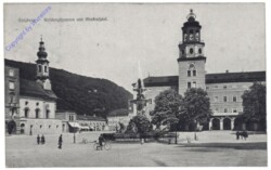 Salzburg, Residenzbrunnen mit Glockenspiel