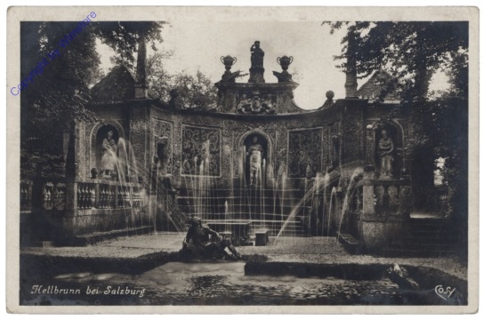 Salzburg, Hellbrunn, Tischgrotte