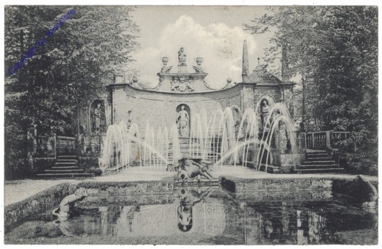 Salzburg, Hellbrunn, Tischgrotte