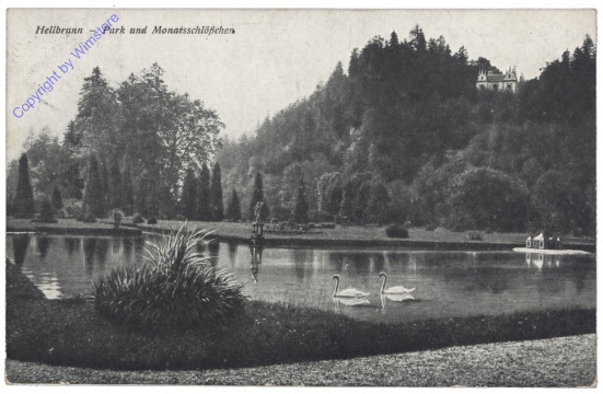 Salzburg, Hellbrunn, Park und Monatsschlößchen