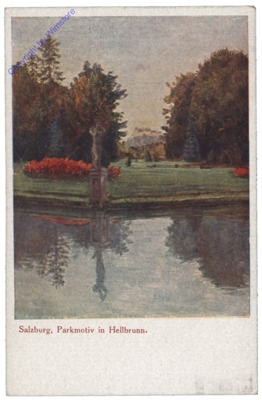 Salzburg, Schloss Hellbrunn, Parkmotiv