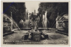 Salzburg, Schloss Hellbrunn, Fürstentisch und Lustschloß