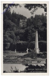 Salzburg, Schloss Hellbrunn, Park mit Monat Schlössl