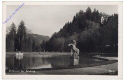 Salzburg, Schloss Hellbrunn, Park mit Monatsschlössl