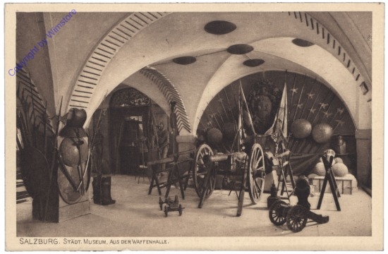Salzburg, Städt. Museum, Aus der Waffenhalle