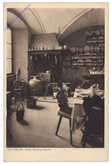 Salzburg, Städt. Museum, Küche