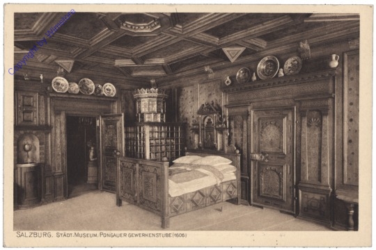 Salzburg, Städt. Museum, Pongauer Gewerkenstube (1606)