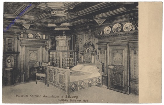 Salzburg, Museum Karolino Augusteum, Getäfelte Stube von 1606