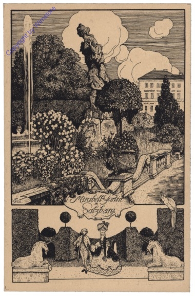 ak120827 Salzburg, Schloss Mirabell, Mirabellgarten