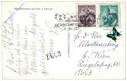 Salzburg, Schloss Mirabell, Mirabellgarten mit Dom und Festung