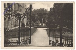 Salzburg, Schloss Mirabell, Mirabellgarten g.d. Festung