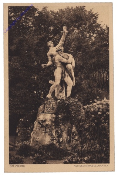 ak120850 Salzburg, Schloss Mirabell, Aus dem Mirabellgarten