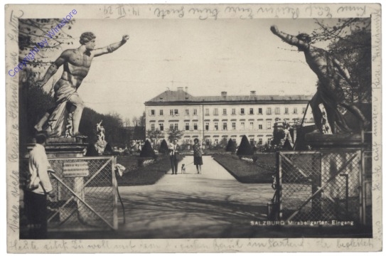 Salzburg, Schloss Mirabell, Mirabellgarten, Eingang