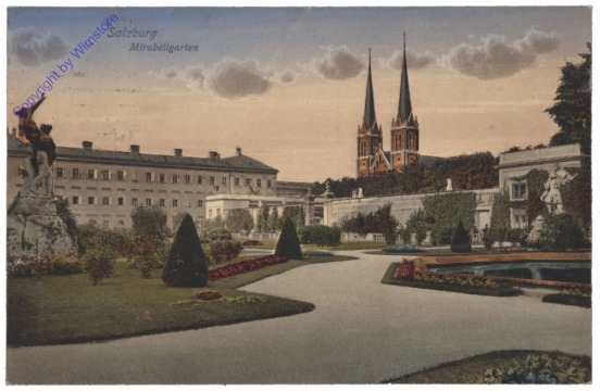 ak120882 Salzburg, Schloss Mirabell, Mirabellgarten