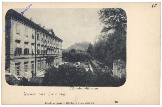 ak120884 Salzburg, Schloss Mirabell, Mirabellgarten