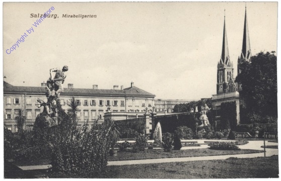 ak120886 Salzburg, Schloss Mirabell, Mirabellgarten