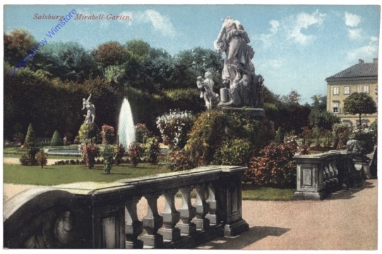 ak120890 Salzburg, Schloss Mirabell, Mirabellgarten