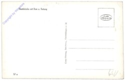 Salzburg, Staatsbrücke mit Dom und Festung