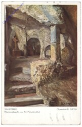 Salzburg, Maximuskapelle am St. Petersfriedhof