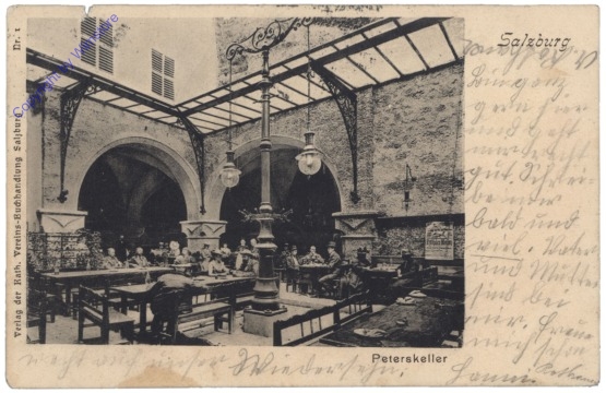 ak120956 Salzburg, Peterskeller