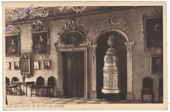 ak120960 Salzburg, Aus dem Stifte St. Peter