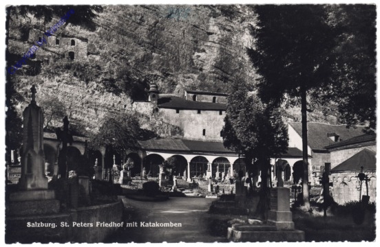 ak120967 Salzburg, St. Peters Friedhof mit Katakomben