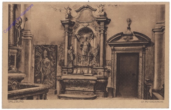ak120972 Salzburg, St. Peterskirche
