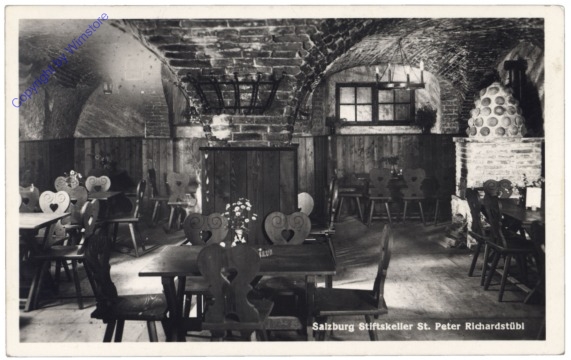 Salzburg, Stiftskeller St. Peter Richardstübl